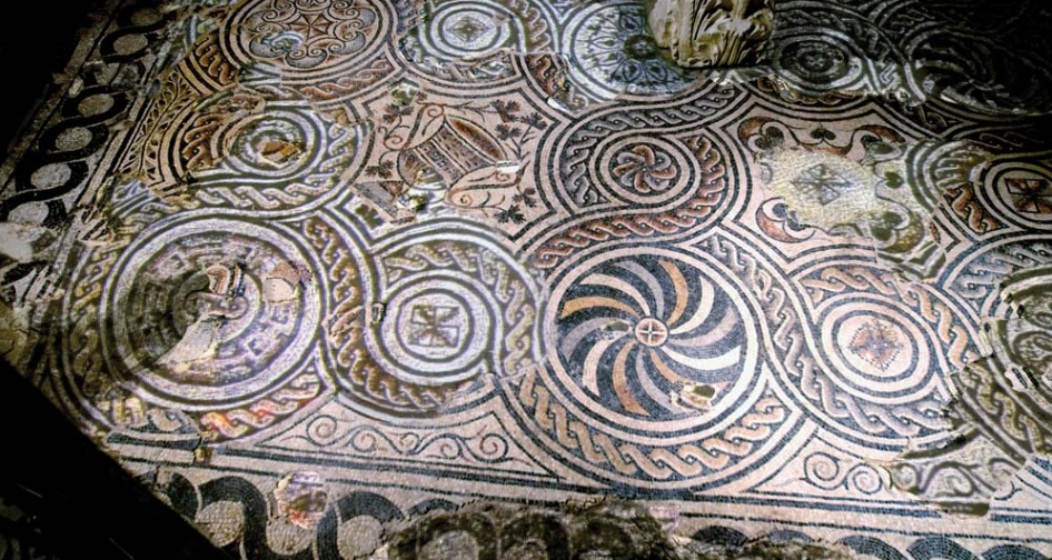 Mosaic Floor Roman Domus Rome